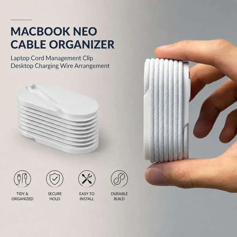 Laptop Stand - Sujetador de cables para portátiles, compatible