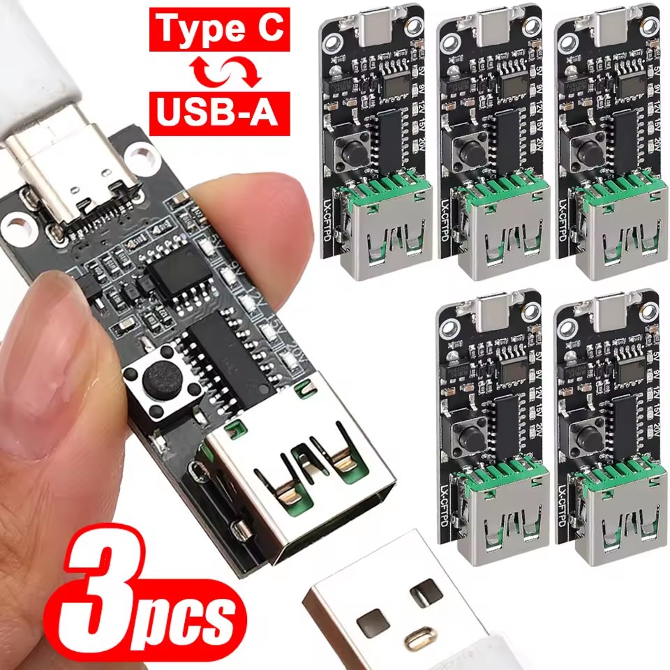 Usb C Hub - 1-3PCS Placa de disparo USB-C 5A