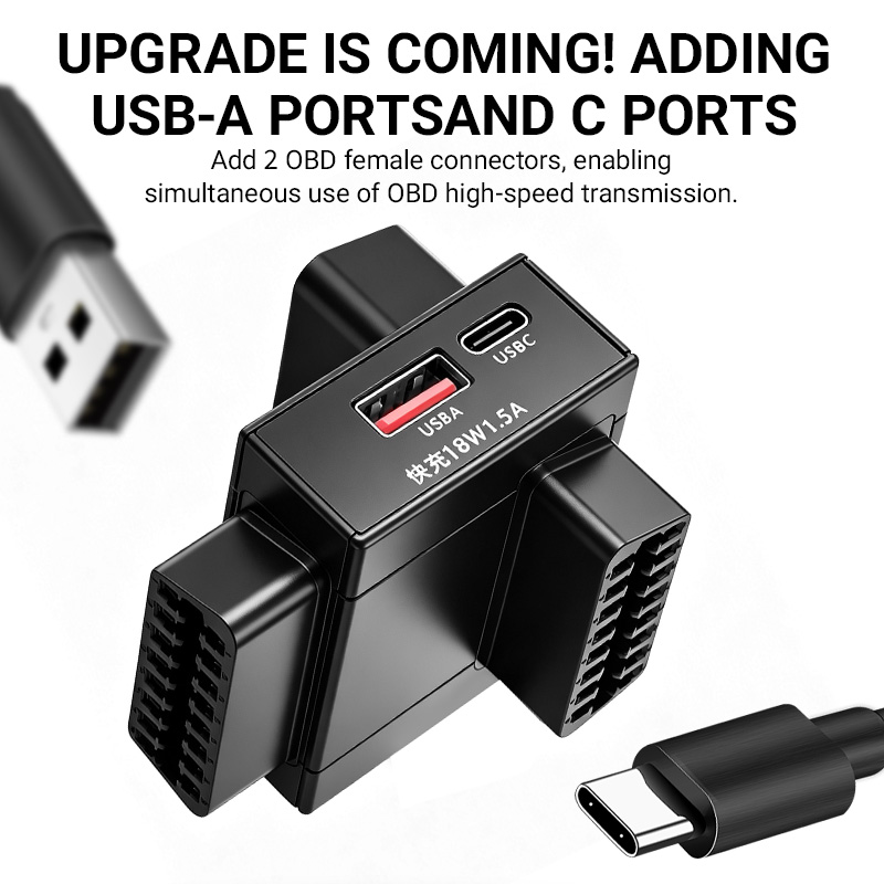 Adaptador divisor OBD2, de 1 a - Usb C Hub reseña y precio